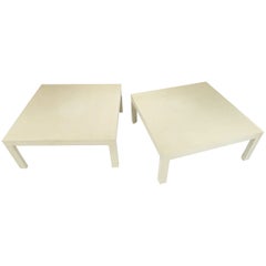 Samuel Marx Pair of Craqueleur Low Tables