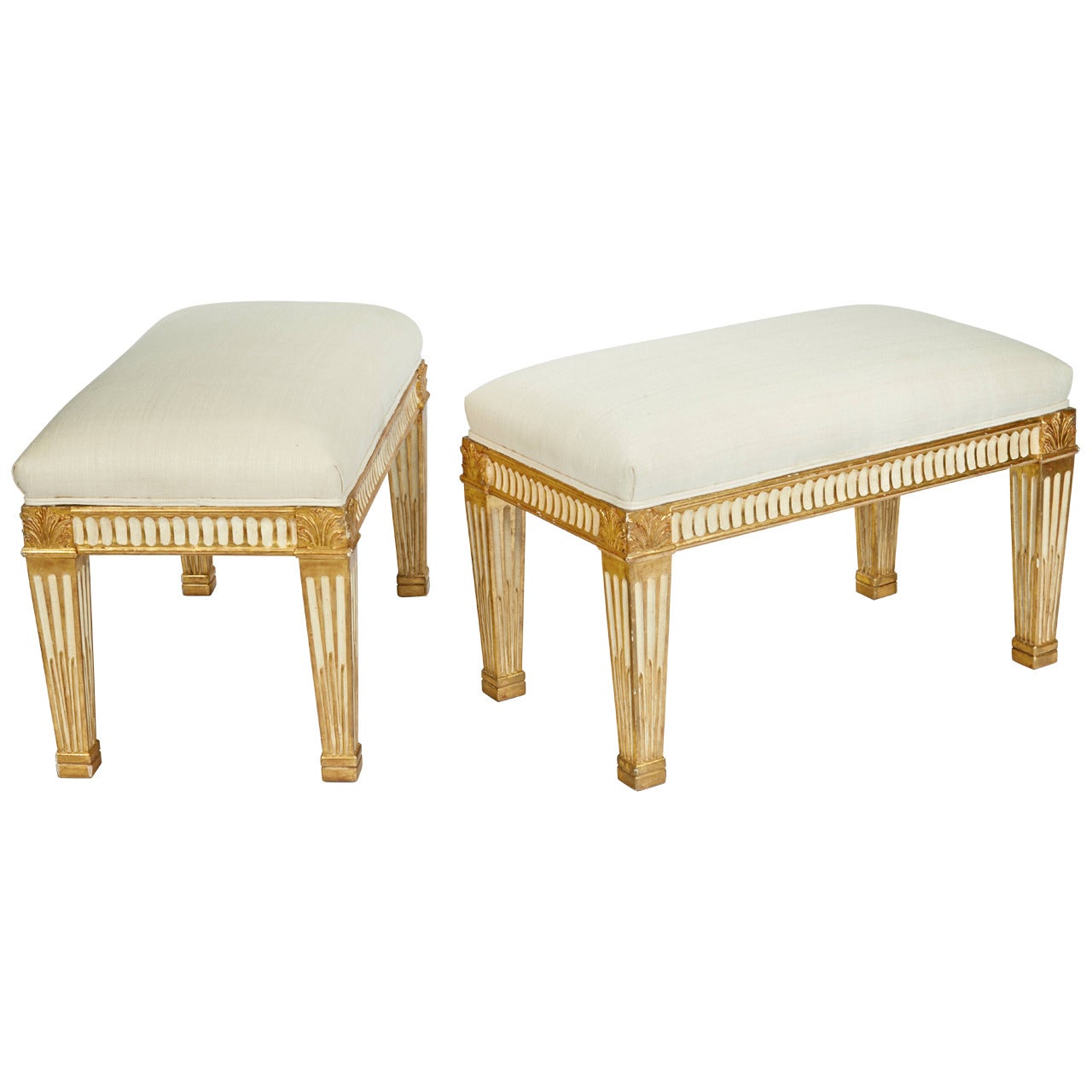 Maison Jansen Gilded Benches For Sale