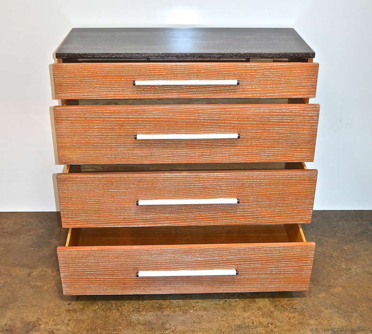 Art Deco Gilbert Rohde Cerused Tall Chest