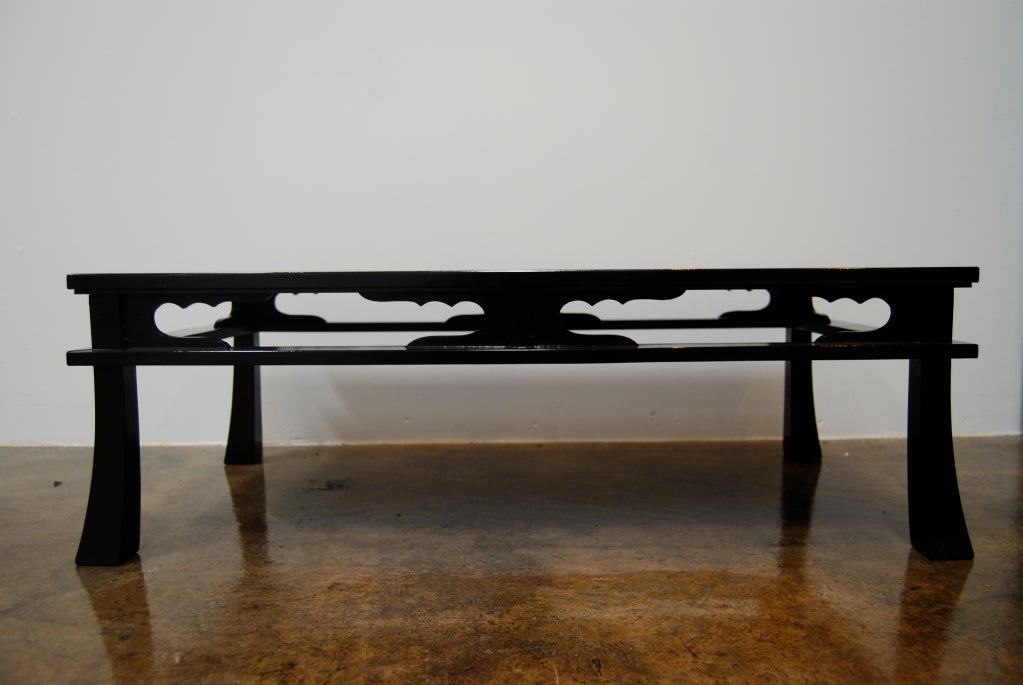 A simply fabulous Maison Jansen table. Branded.