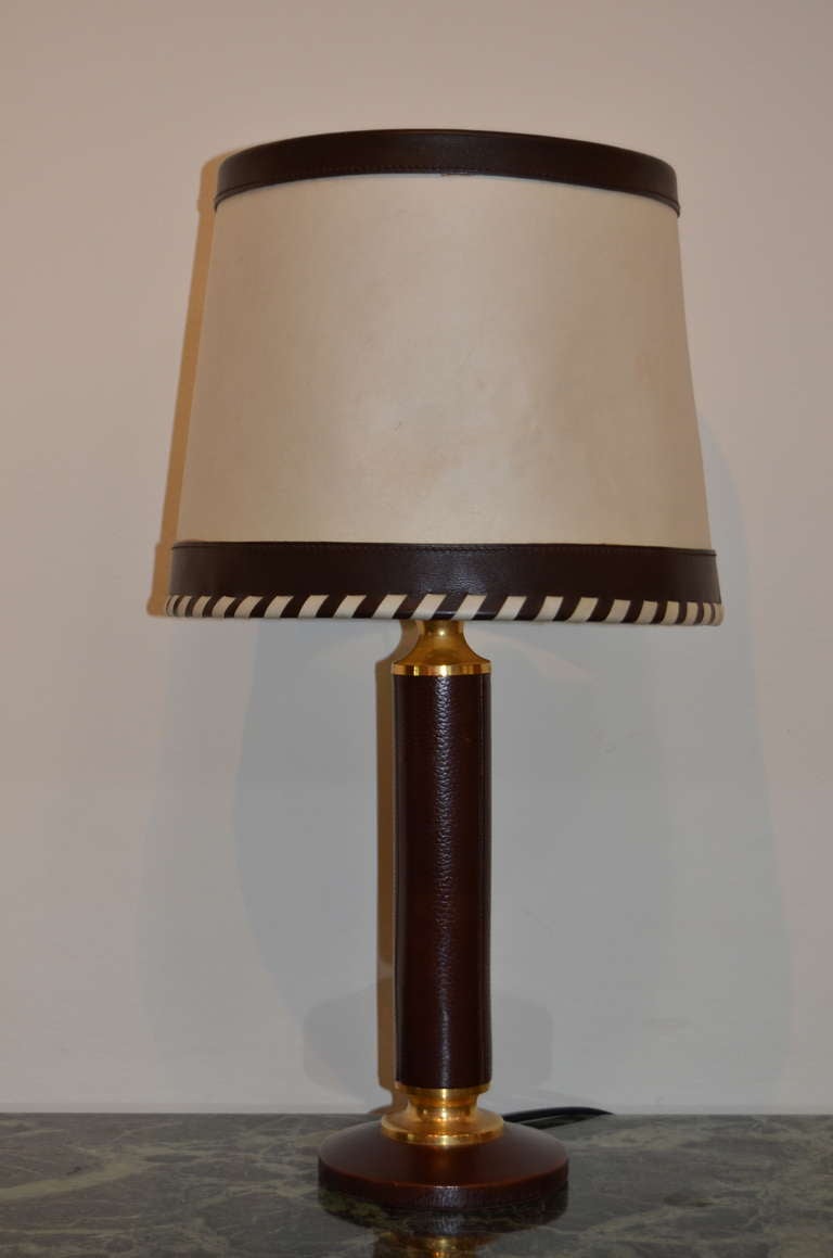 French Paul Dupre-Lafon Table Lamp For Sale