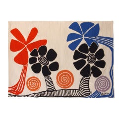 Alexander Calder "Flowers" Aubusson Tapestry