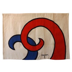 Alexander Calder "Les Vagues" Aubusson Tapestry