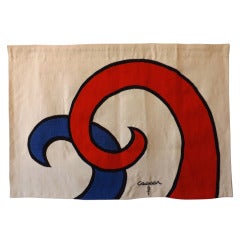 Alexander Calder "Les Vagues" Aubusson Tapestry