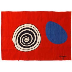 Alexander Calder "Spiral" Tapestry