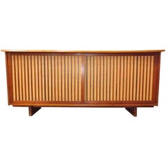 George Nakashima Large Pandanus Front Credenza