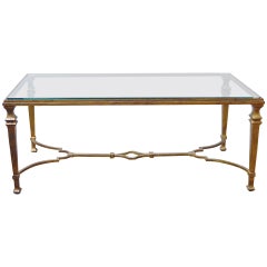 Maison Ramsay Gilded Iron Cocktail Table