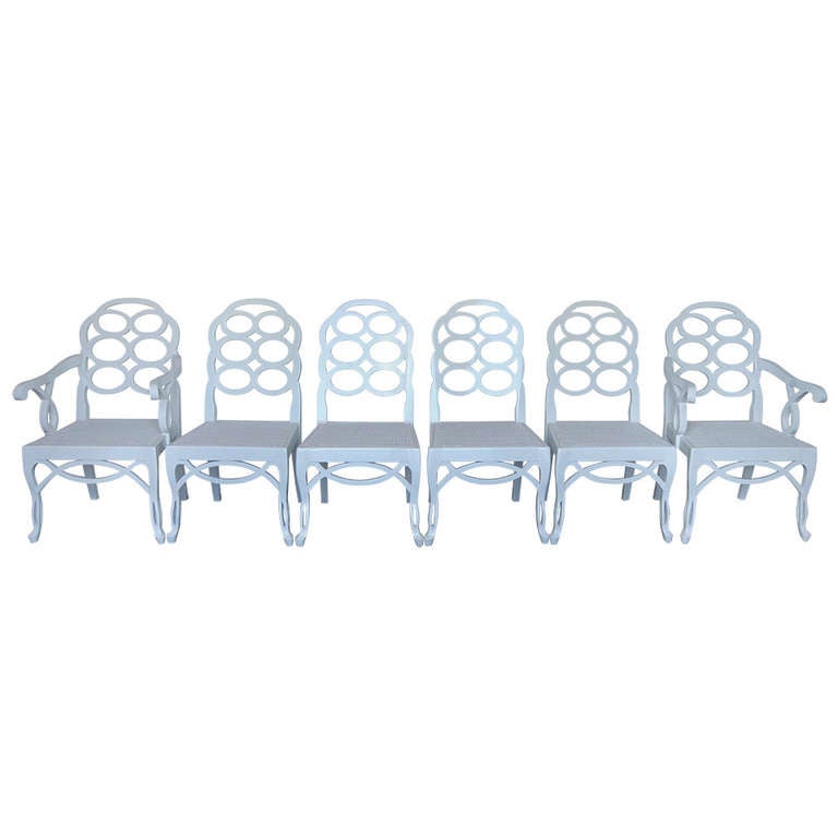 Frances Elkins "Loop" Chairs -set of 6 For Sale