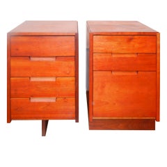 George Nakashima Cherry Nightstands