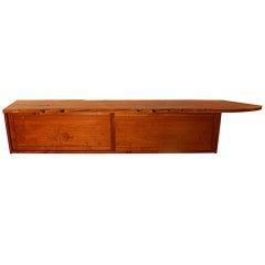 George Nakashima Free Edge Wall Hanging Cabinet