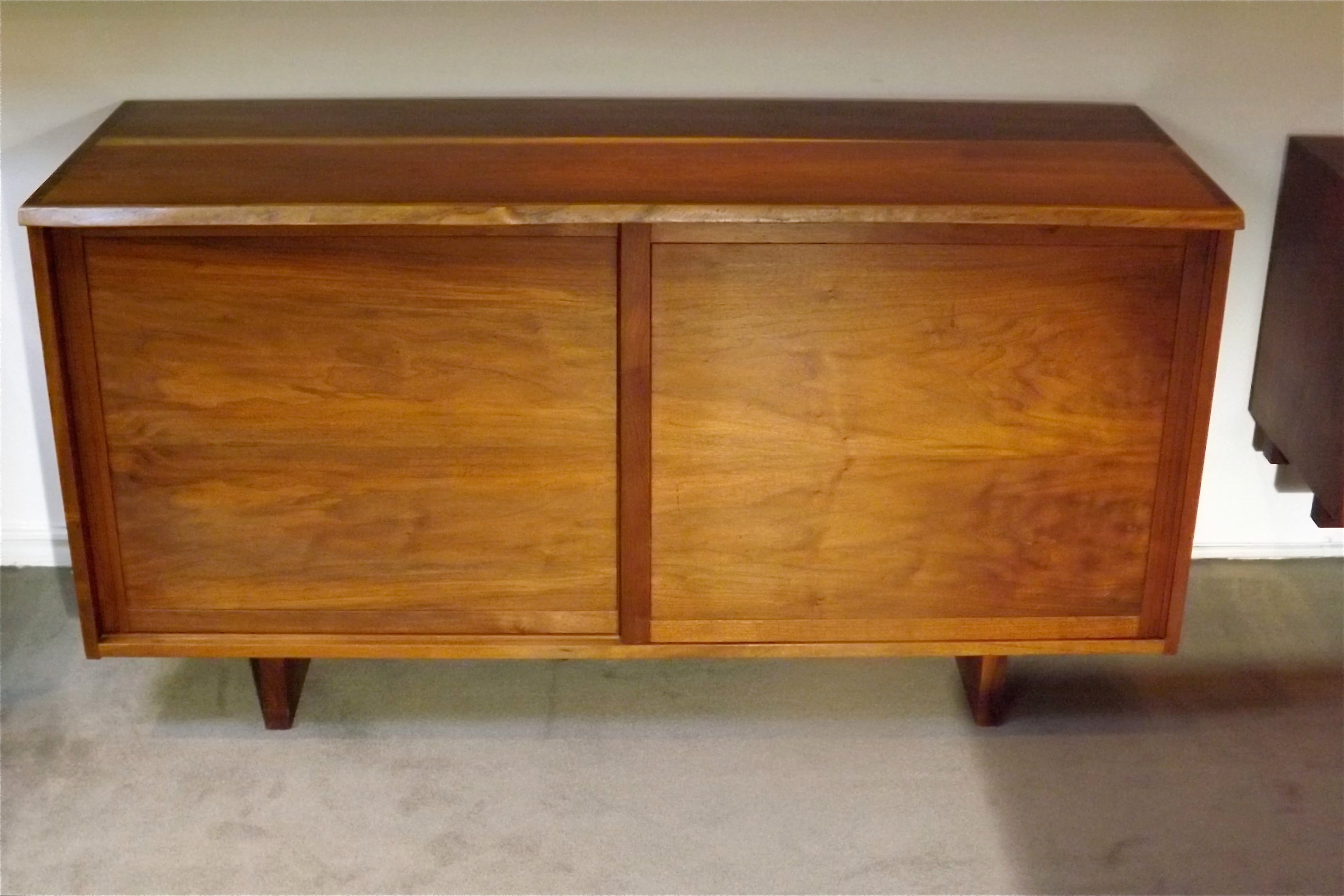 George Nakashima Free Edge Sliding Door Credenza