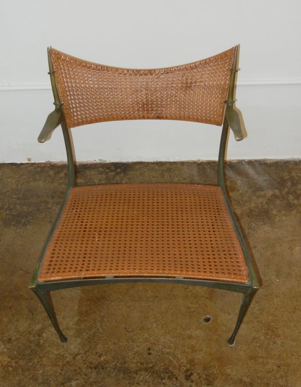 Dan Johnson Bronze Gazelle Lounge Chair
