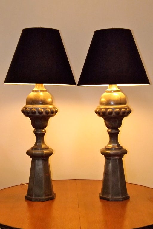 zinc table lamp
