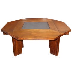 Vintage Incredible Phillip Lloyd Powell Octagonal Table