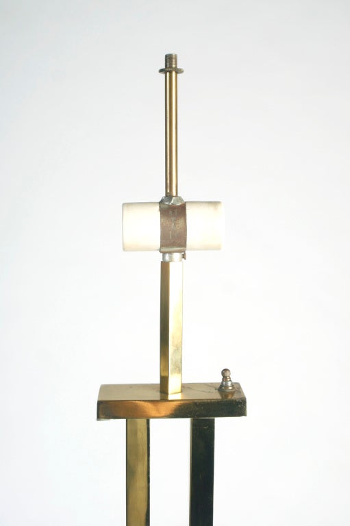 Brass Laurel Floor Lamp For Sale