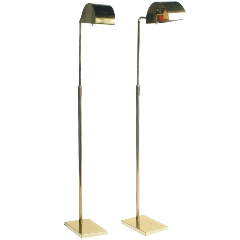 Pair of Koch & Lowy Floor Lamps For Sale