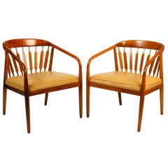 Pair of Kipp Stewart Drexel "Declaration" Lounge Chairs