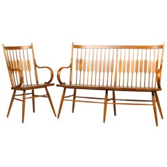 Kipp Stewart Bench and Chair