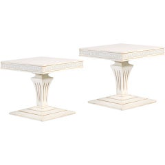 Two Hollywood Regency End Tables