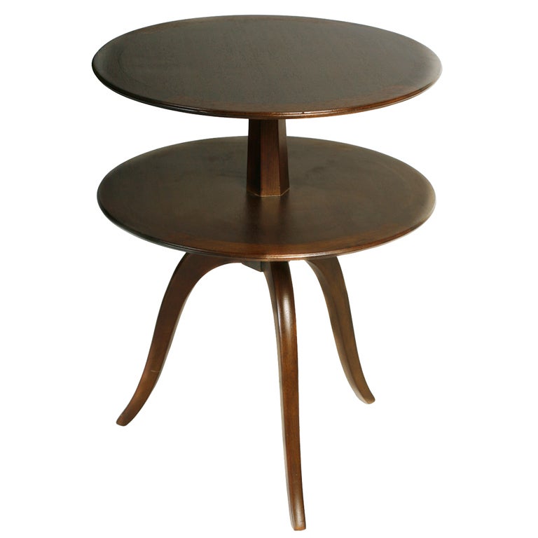 Edward Wormley for Dunbar Two-tiered Table For Sale