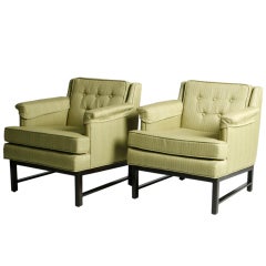 Pair of Edward Wormley Dunbar "Petite" Lounge Chairs