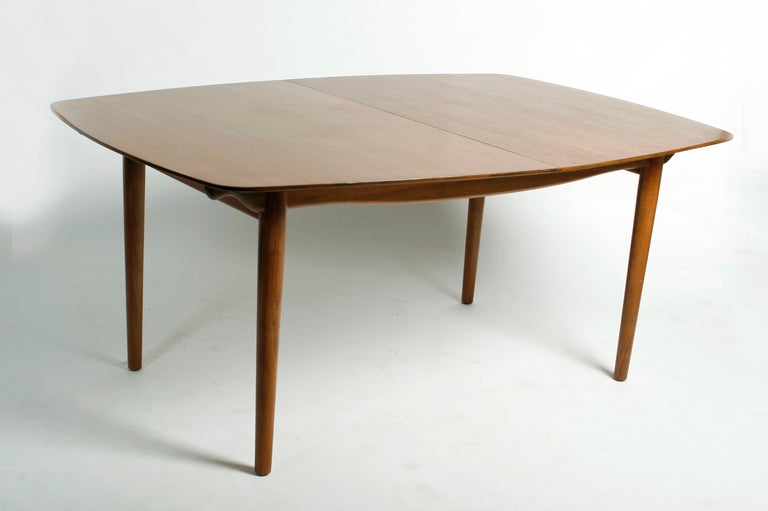 American Finn Juhl for Baker Dining Table and Four Chairs