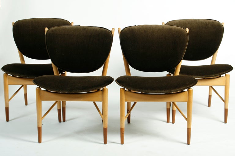 Finn Juhl for Baker Dining Table and Four Chairs 1