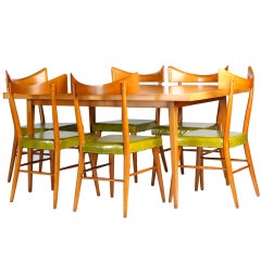 Paul McCobb Table and Six Chairs