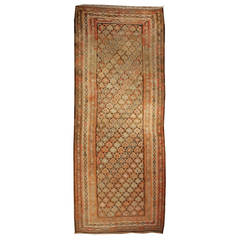 Early 20th Century Qazvin Kilim Runner