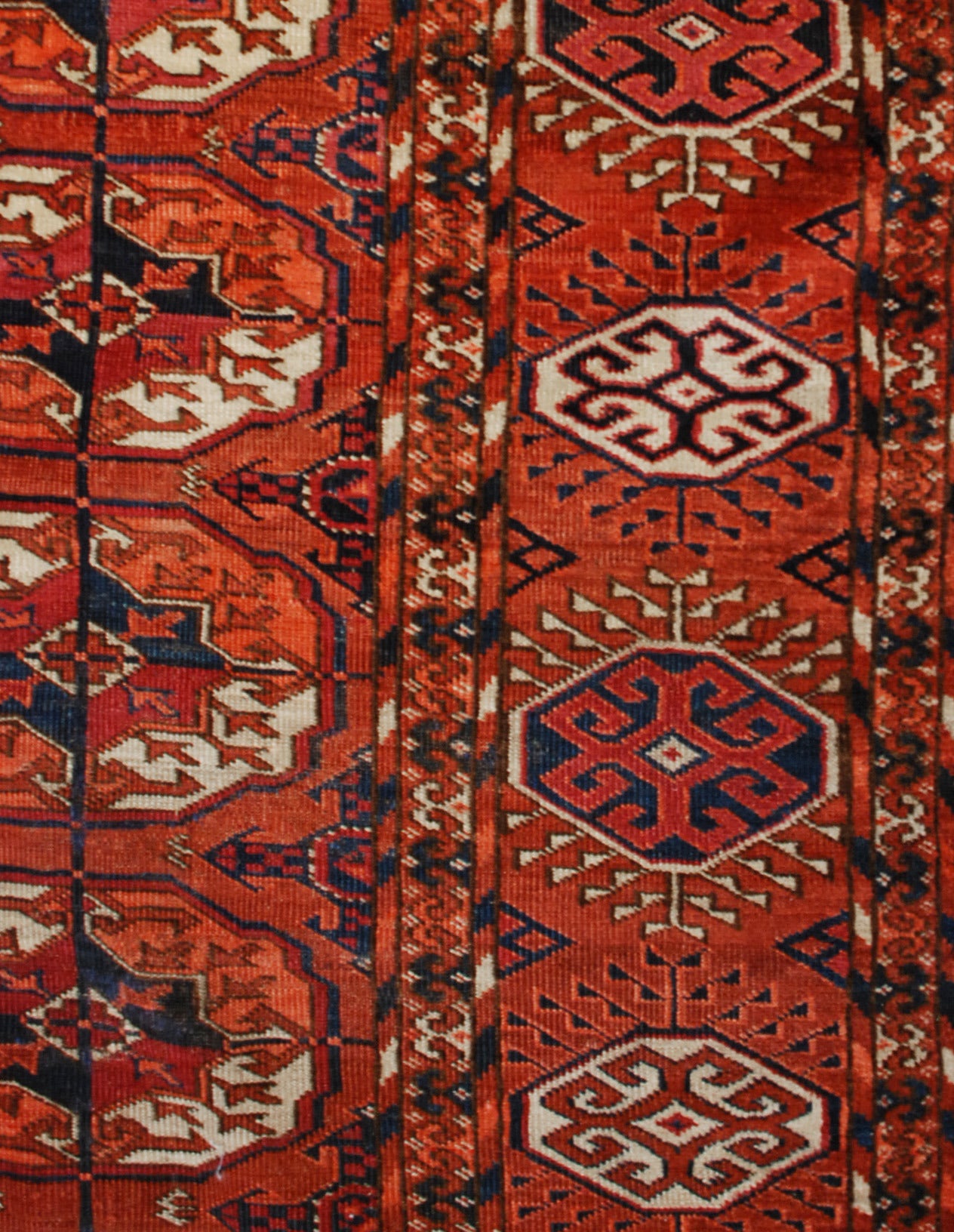 Asian Late 19th Century Tekeh Rug For Sale