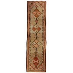 Antique Early 20th Century Serab Runner Rug