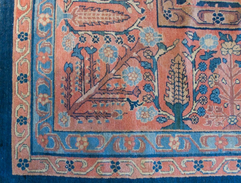 Late 19th Century Indian Agra Carpet In Excellent Condition For Sale In Chicago, IL