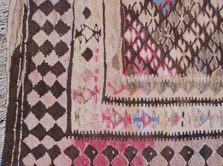Early 20th Century Persian Qazvin Kilim