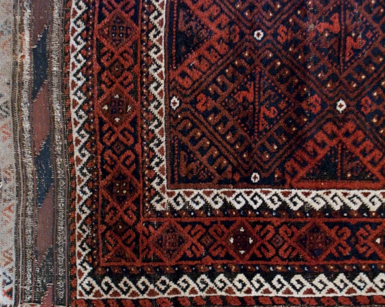 Early 20th Century Persian Baluch Rug at 1stDibs