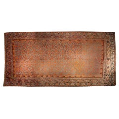 Antique 19th Century Central Asian Samarghand Carpet, 8'5" x 16'