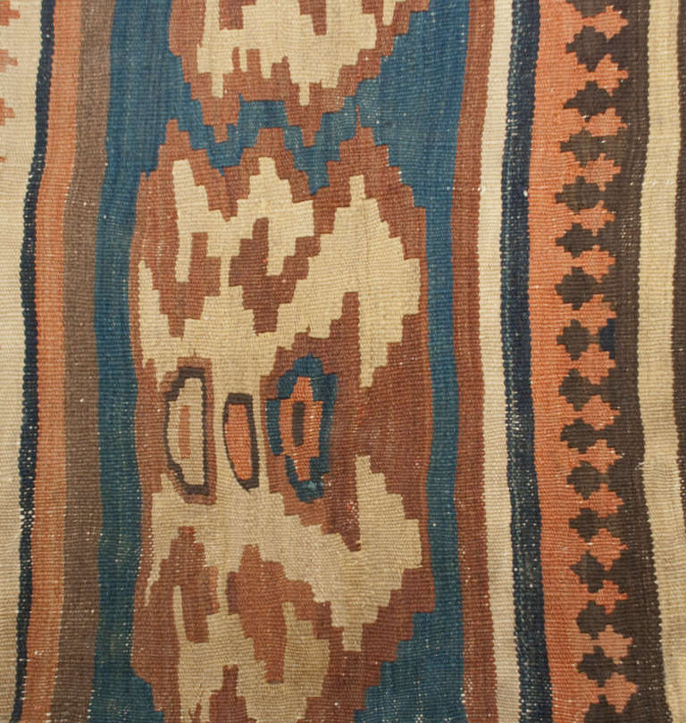 Mid-20th Century Early 20th Century Persian Azeri Kilim Runner For Sale