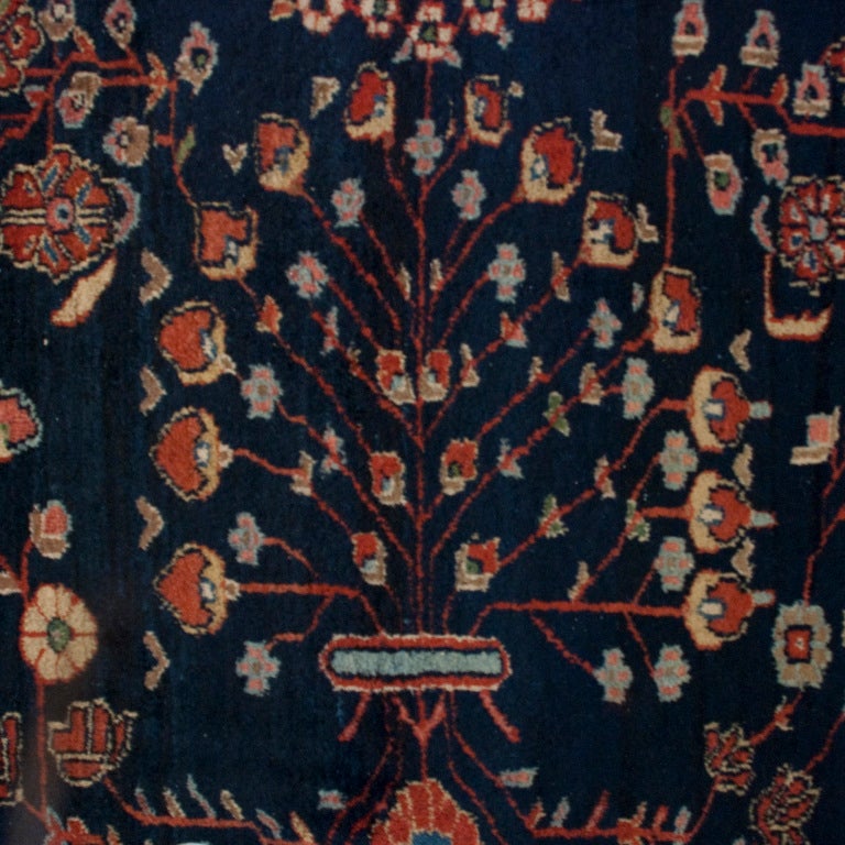 Persian Early 20th Century Saruk Mahajan Carpet For Sale