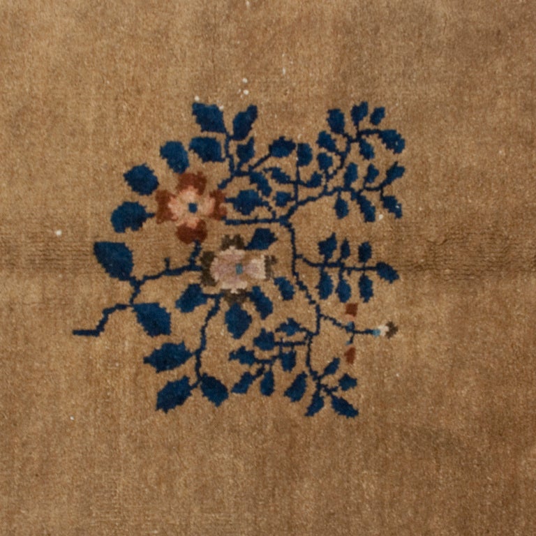 Vegetable Dyed 19th Century Chinese Peking Carpet