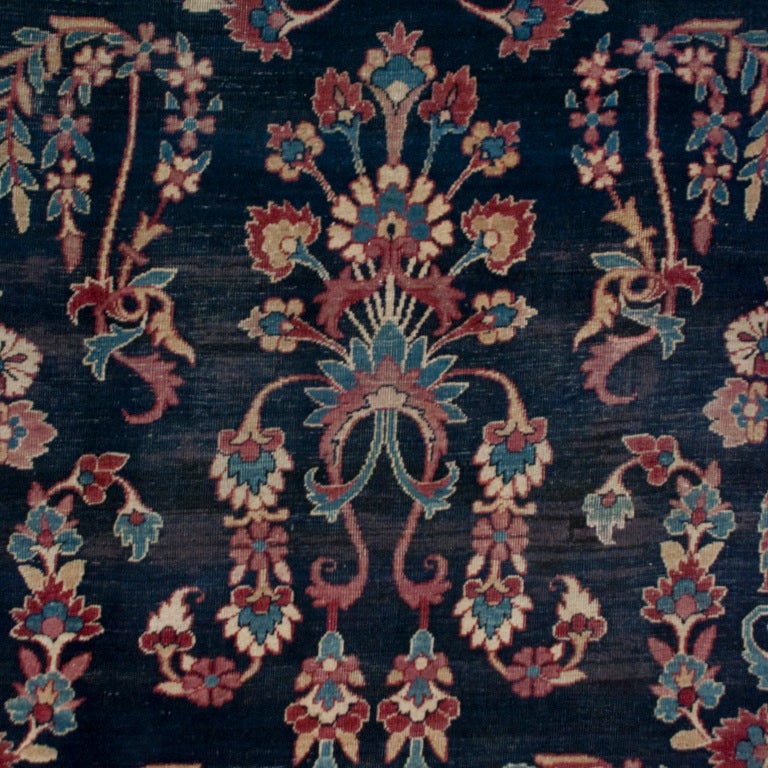 Persian 19th Century Yadz Carpet For Sale
