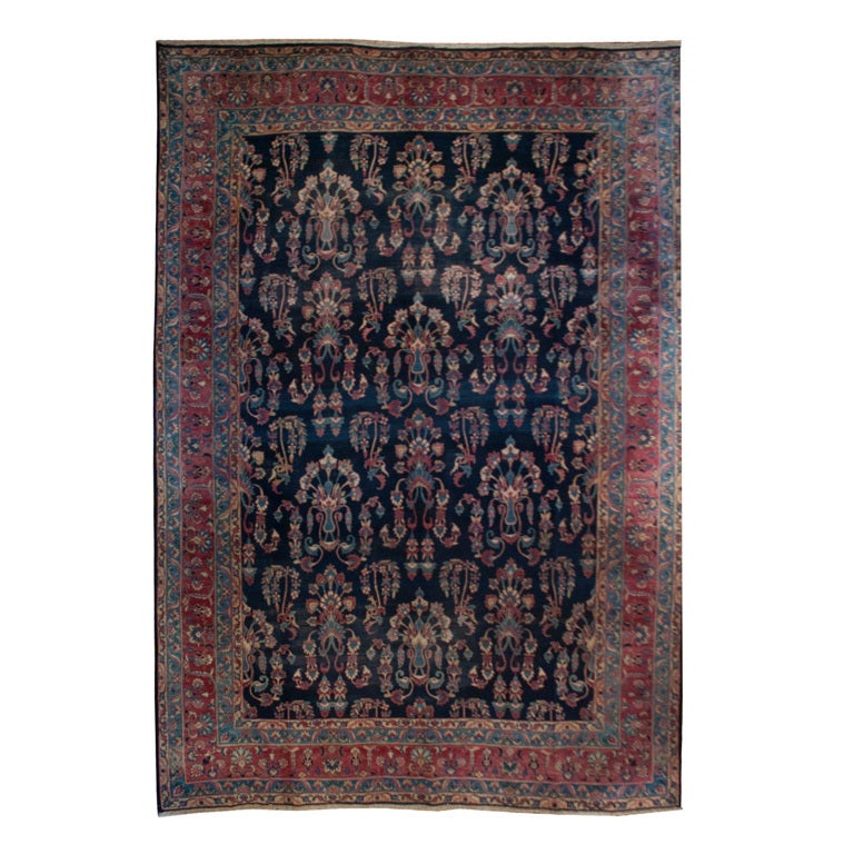 19th Century Yadz Carpet For Sale