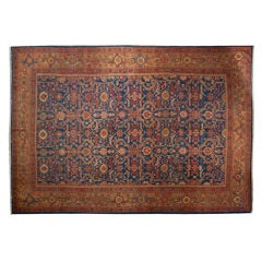 Antique 19th Century Sultanabad Carpet, 8'7" x 11'10"