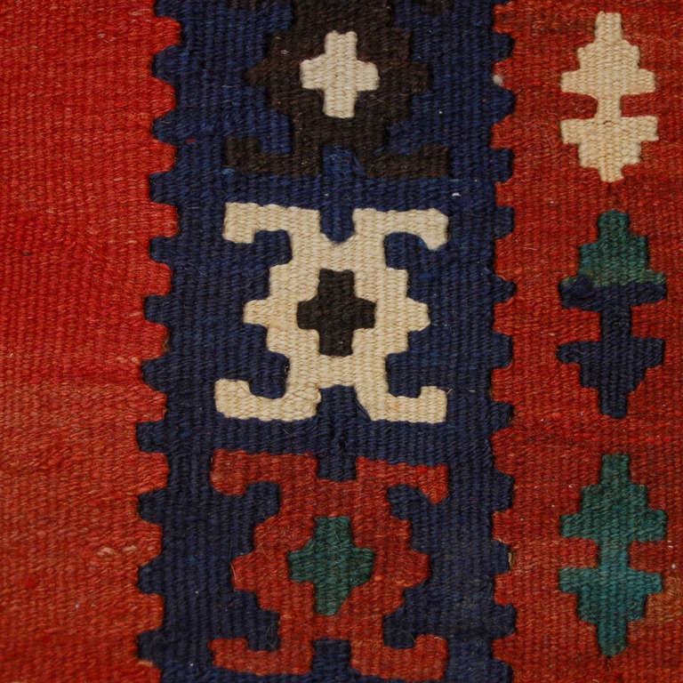 Mid-20th Century Early 20th Century Persian Kilim Runner For Sale