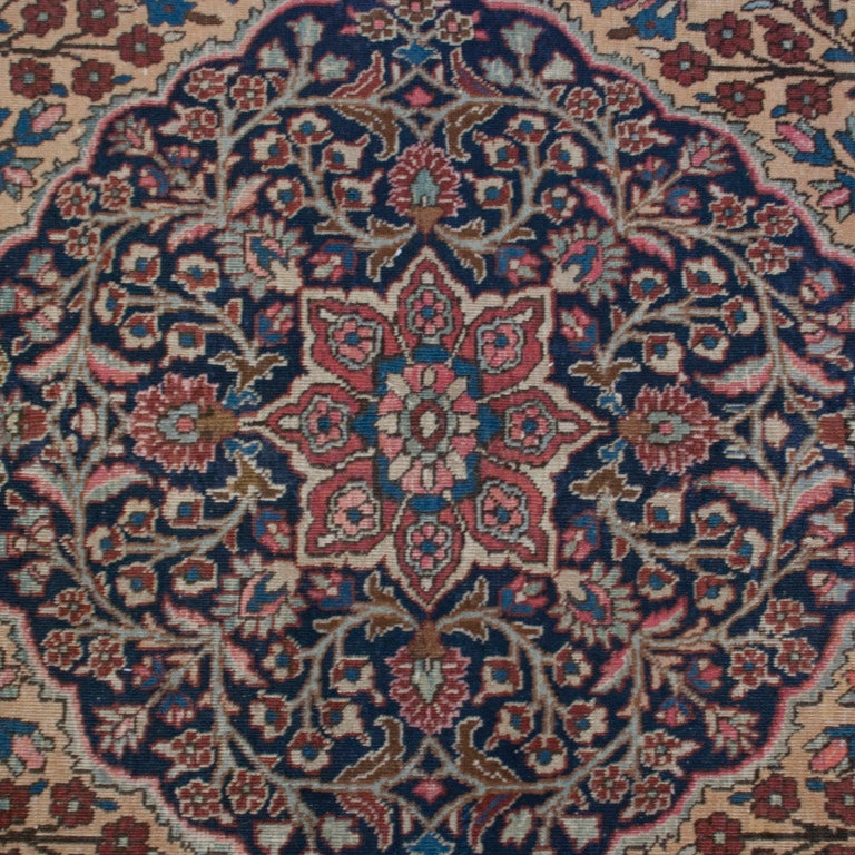 Vegetable Dyed 19th Century Khoy Tabriz Carpet For Sale