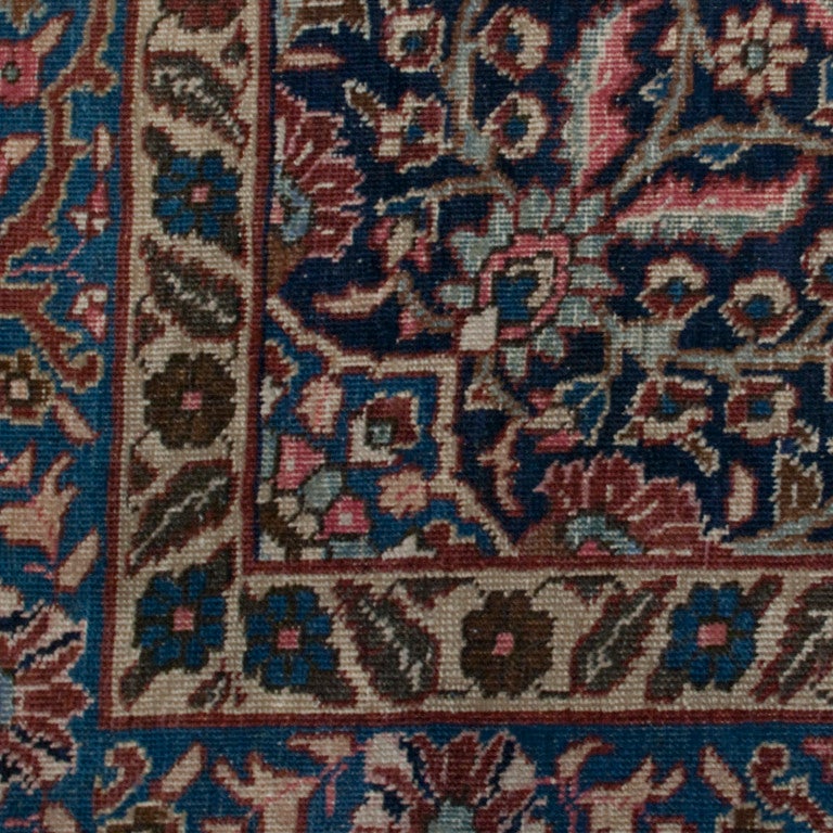 19th Century Khoy Tabriz Carpet In Excellent Condition For Sale In Chicago, IL