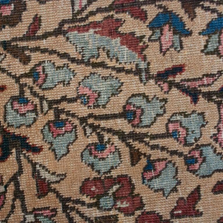 Wool 19th Century Khoy Tabriz Carpet For Sale