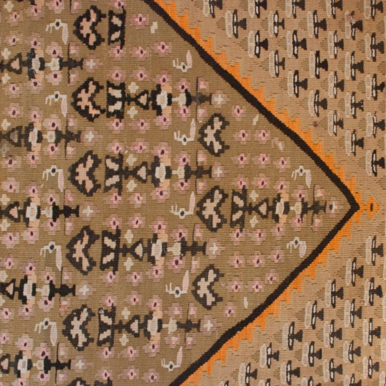 Persian Early 20th Century Kurdish Senneh Carpet Runner For Sale