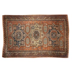 Antique 19th Century Soumak Carpet, 6'9" x 9'3"