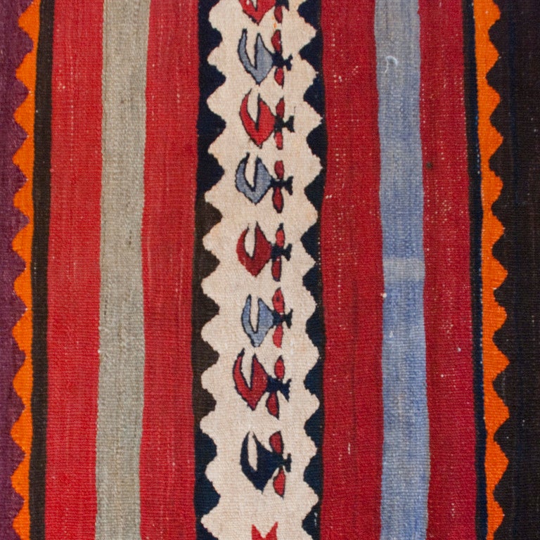 Alfombra Zarand Kilim de principios del siglo XX Persa en venta