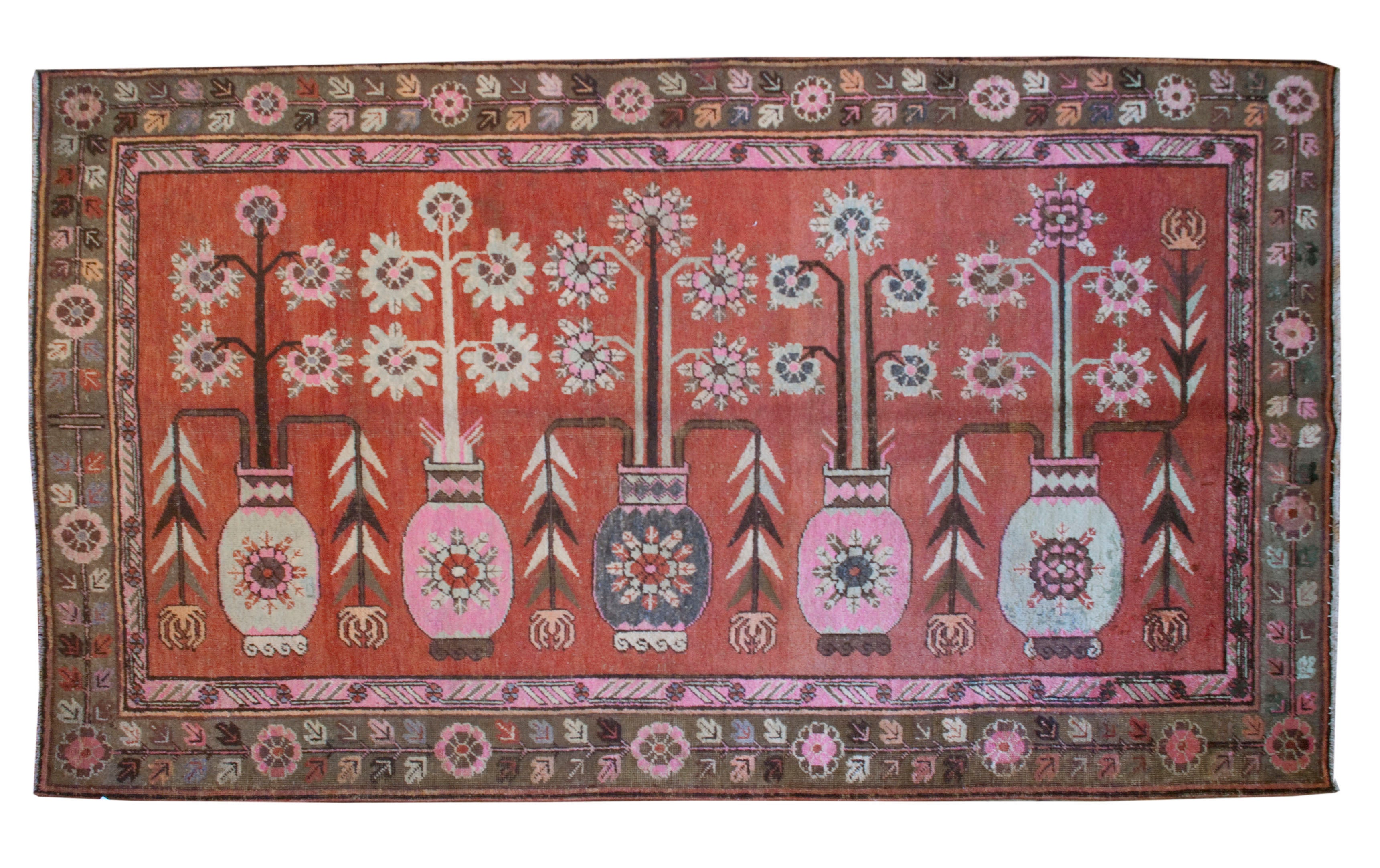 Early 20th Century Samarkand Carpet For Sale