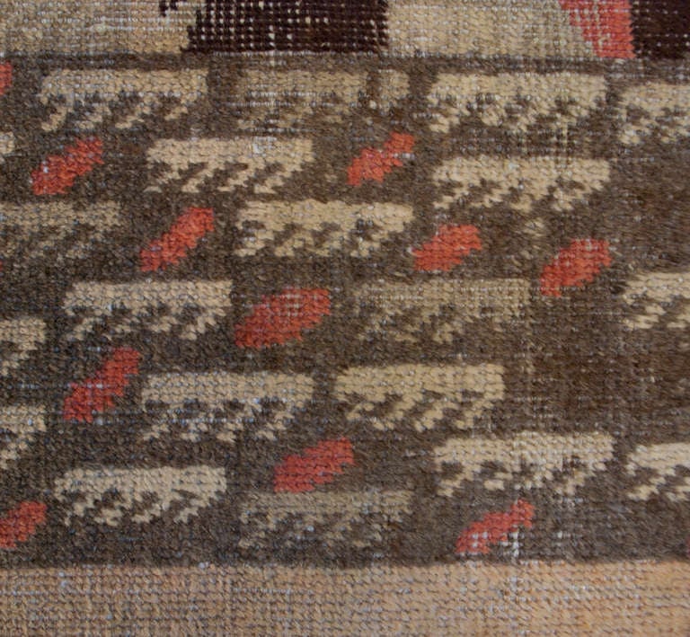 Wool Early 20th Century Khotan Carpet